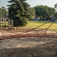 Dr. J. Valens Park is located in the Kelsey-Woodlawn neighborhood of Saskatoon.