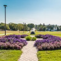 Leif Erikson Park is located in the Westmount neighborhood of Saskatoon.